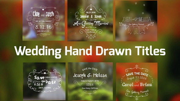 Wedding Hand Drawn - VideoHive 14914890