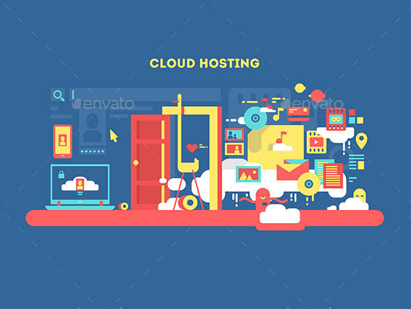 Cloud Hosting Design - Technology Conceptual