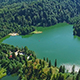 Aerial View Over The Forest And Lake - VideoHive Item for Sale