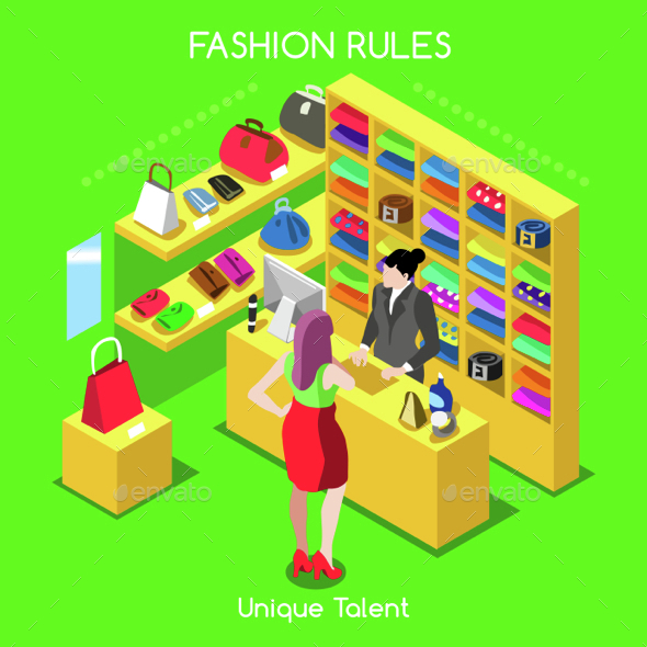 Fashion Moods 05 People Isometric - People Characters