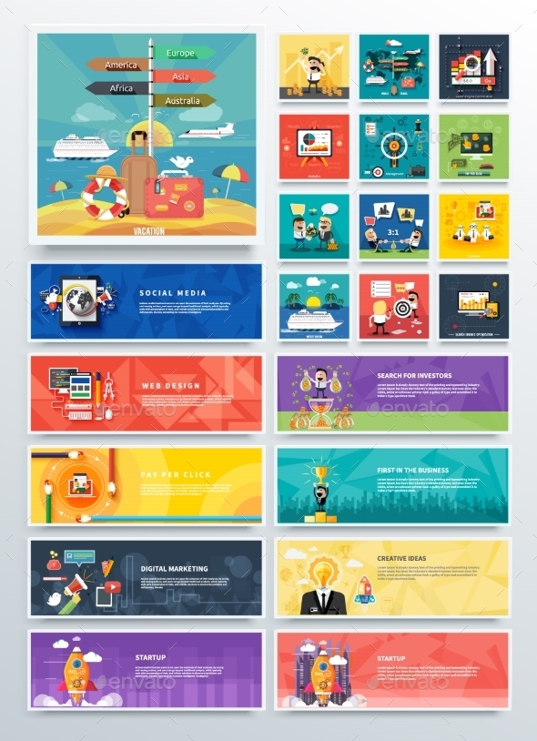 Management Digital Marketing Startup Planning - Concepts Business