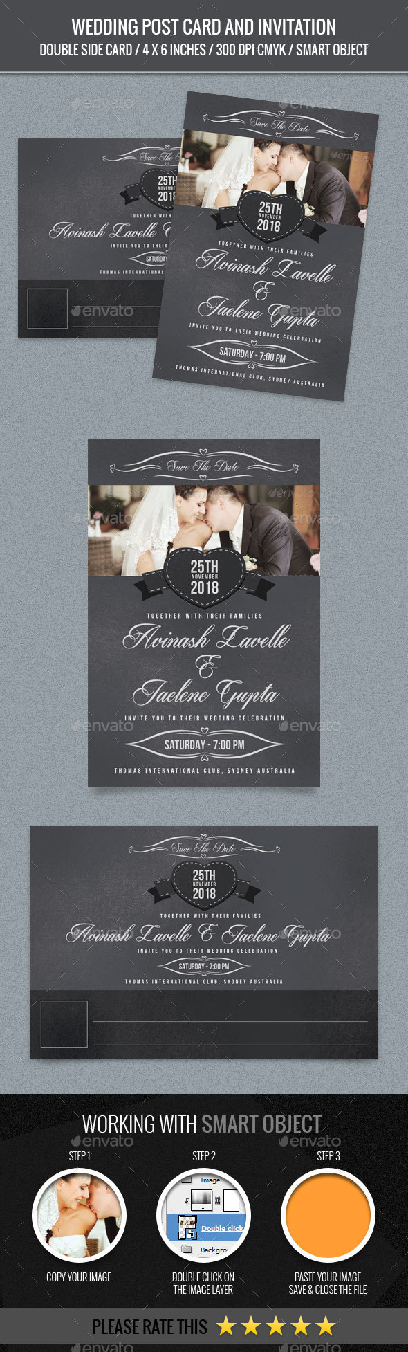 Wedding Post Card - Weddings Cards & Invites