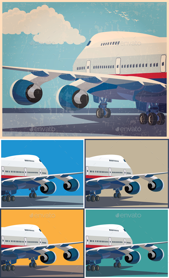 Civil Aircraft Set - Travel Conceptual