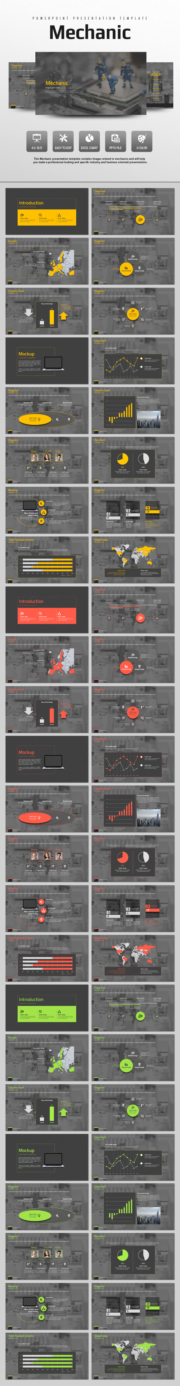 Mechanic - PowerPoint Templates Presentation Templates