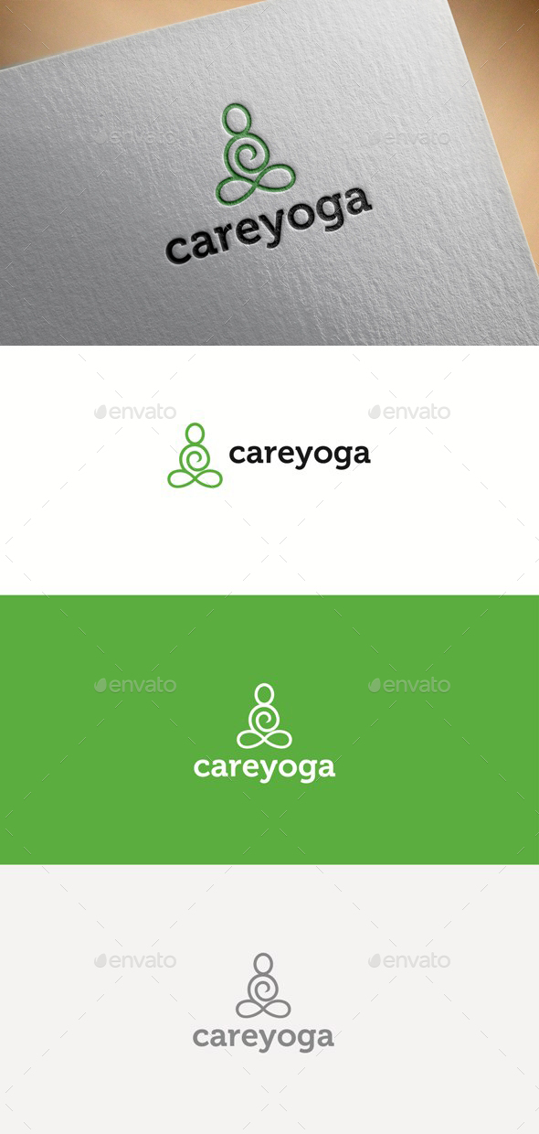 Care Yoga - Logo Templates