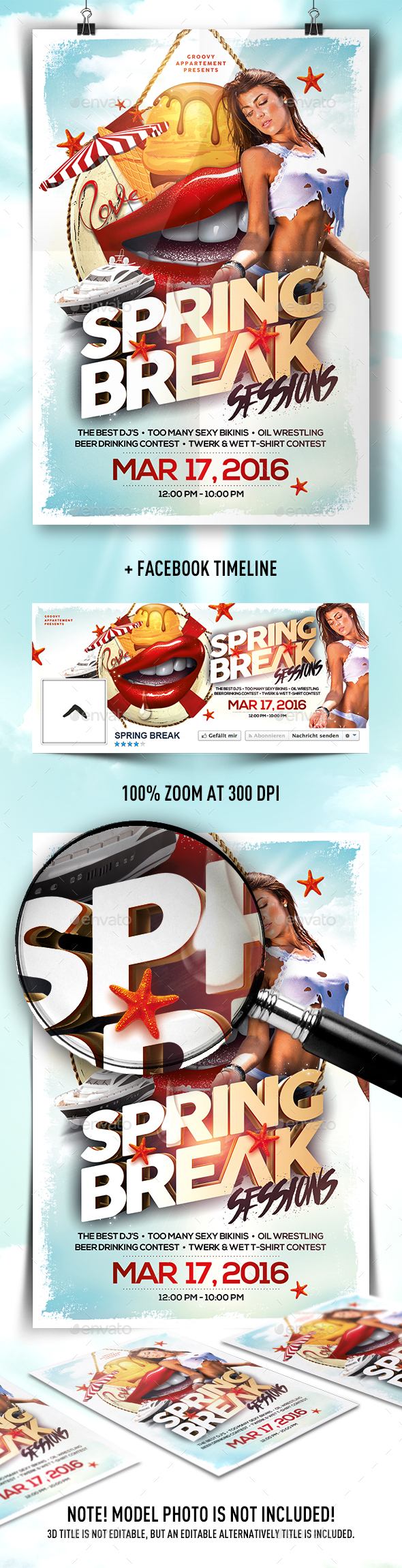 Spring Break Sessions Flyer