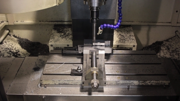  CNC Machine Milling Some Steel Part