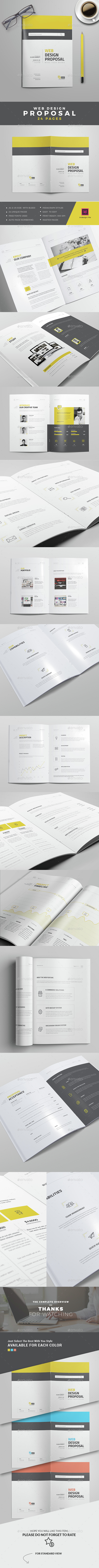 Web Design Proposal - Proposals & Invoices Stationery