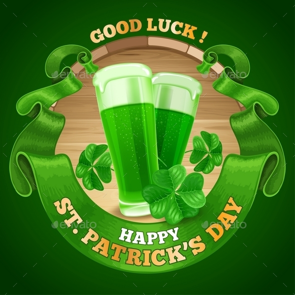 Saint Patricks Day Emblem Design - Miscellaneous Seasons/Holidays
