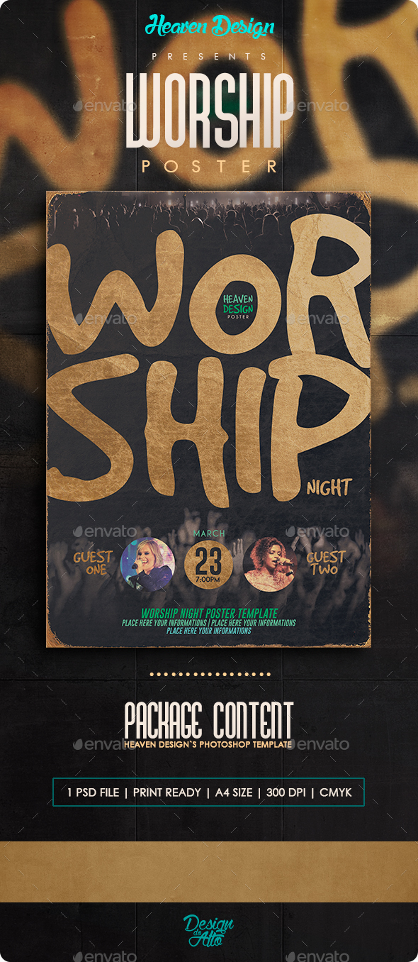 Worship Night | Poster - Events Flyers