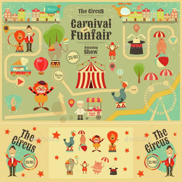 Circus - Characters Vectors