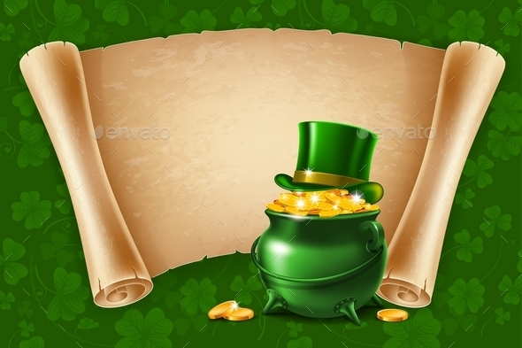 Saint Patricks Day Poster Design - Miscellaneous Seasons/Holidays