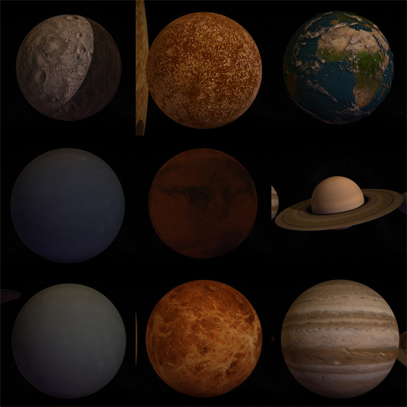 10 Pieces Planet - 3Docean 1494216