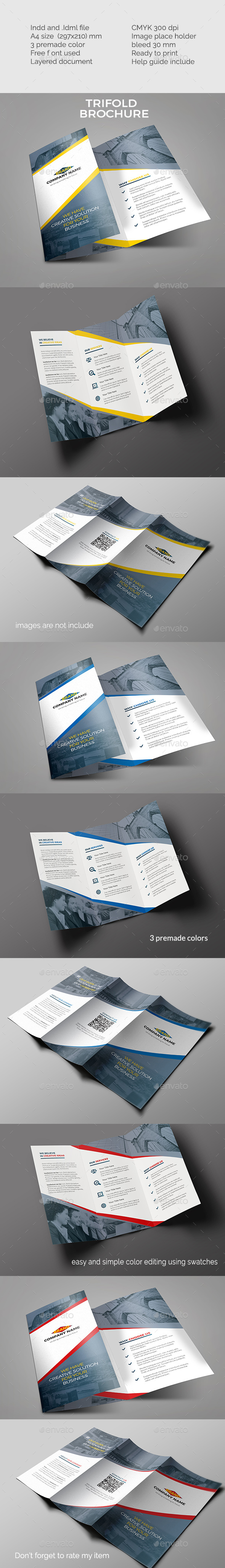 Simple Trifold Brochure - Corporate Brochures