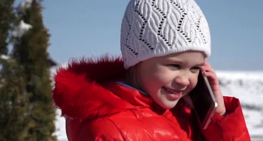 Talking on the cell phone