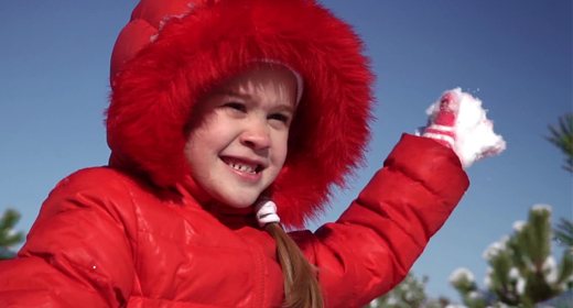 Playing with snowballs