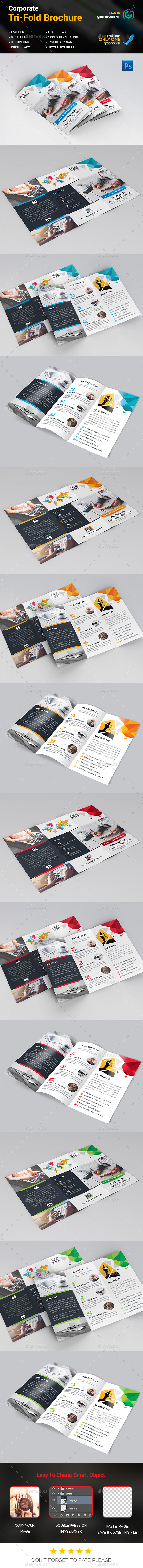 Creative Tri-Fold Brochure - Corporate Brochures