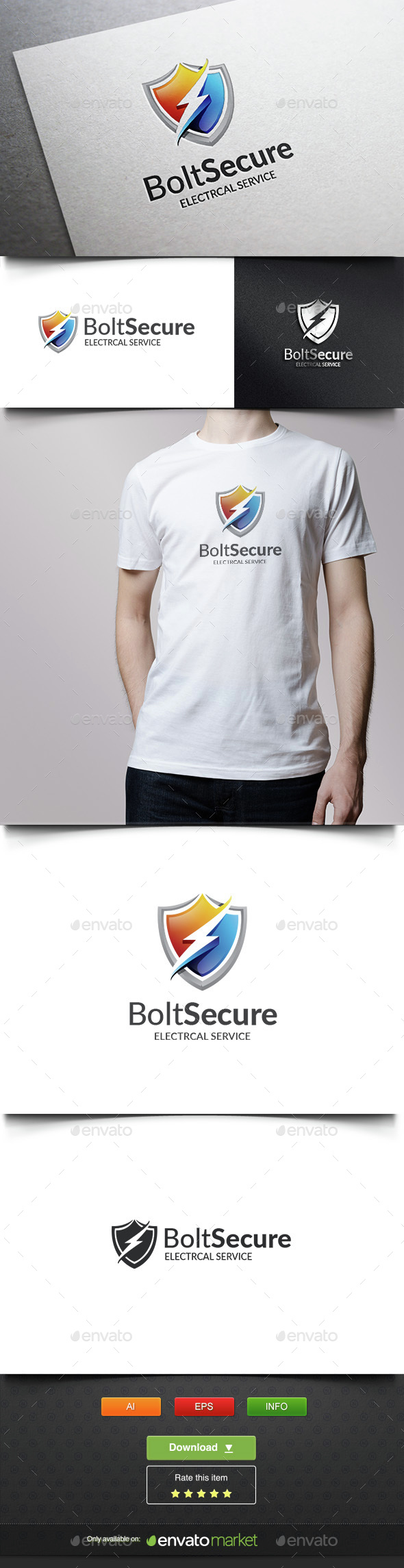 Bolt Security - Symbols Logo Templates
