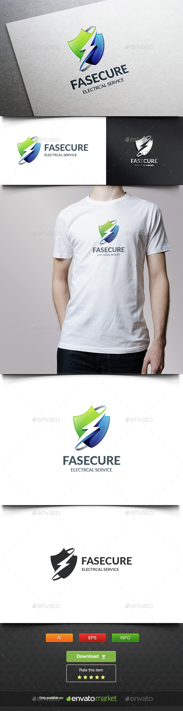 Fast Securiy - Symbols Logo Templates