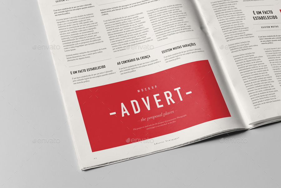 Download Newspaper Adverts Mock-up by yogurt86 | GraphicRiver