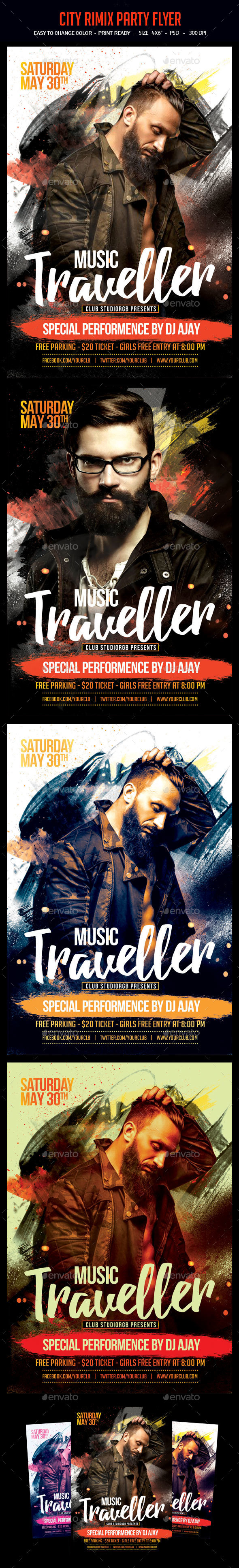 Guest Dj Party Flyer - Clubs & Parties Events
