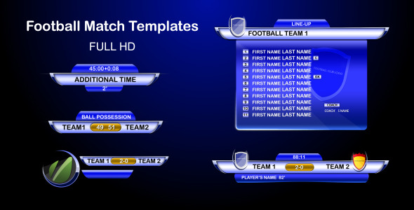 Footballmatch Templates - VideoHive 1495406