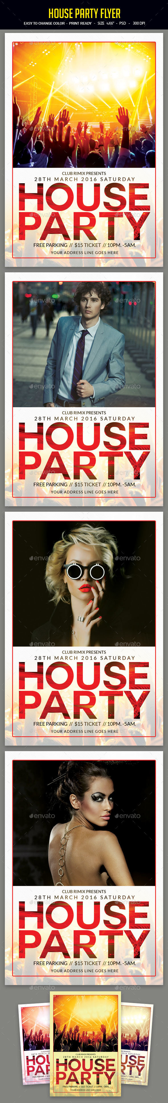 House Party Flyer - Clubs & Parties Events