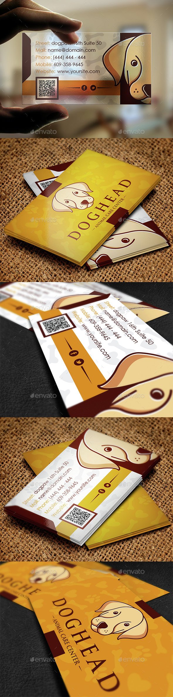 Pet Shop Business Card - Industry Specific Business Cards