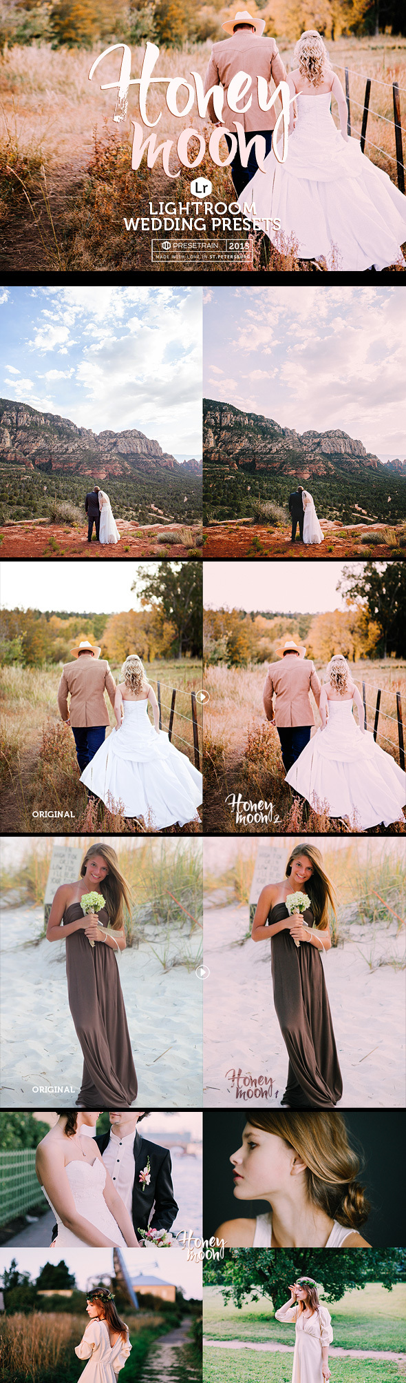 Honeymoon Wedding Lightroom Presets - Wedding Lightroom Presets