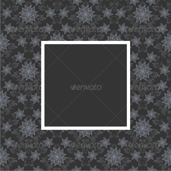 Floral frame - Backgrounds Decorative