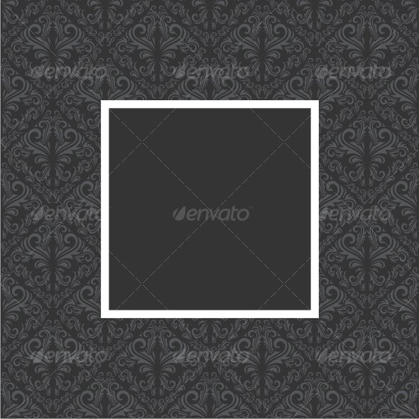 Floral frame - Backgrounds Decorative