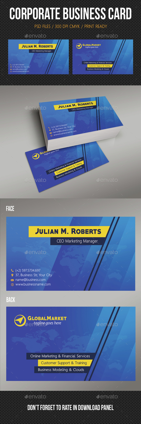 Corporate Business Card 16 - Corporate Business Cards