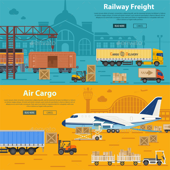 Railway Freight and Air Cargo - Industries Business