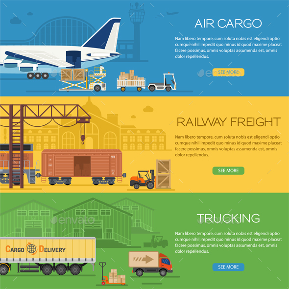 Trucking Industry Banners - Industries Business