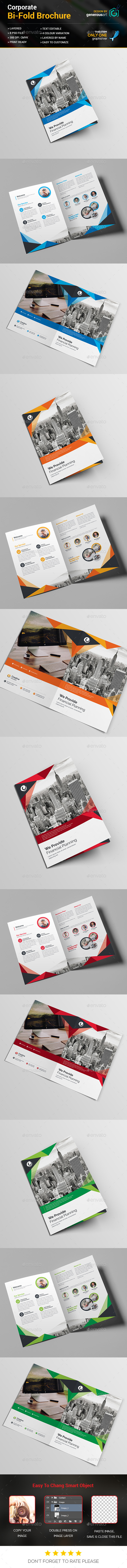 Bi-Fold Brochure Template - Corporate Brochures