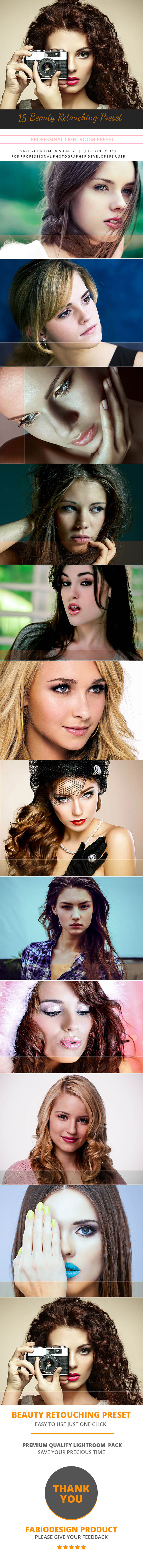Beauty Retouching Preset - Portrait Lightroom Presets