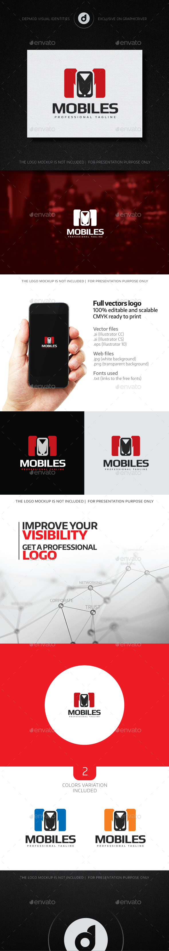Mobiles Logo - Letters Logo Templates