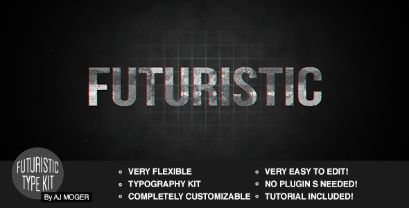 Futuristic Type Kit - VideoHive 14952182