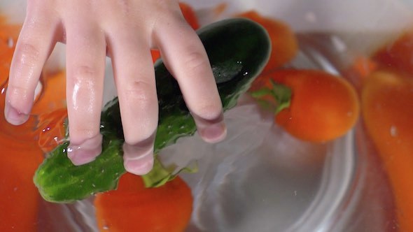 Tomatoes And Cucumber