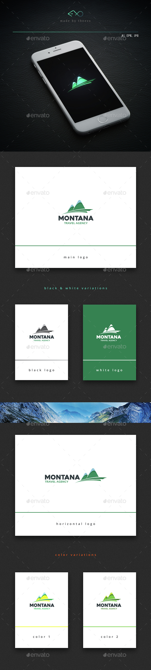 Montana - Vector Abstract