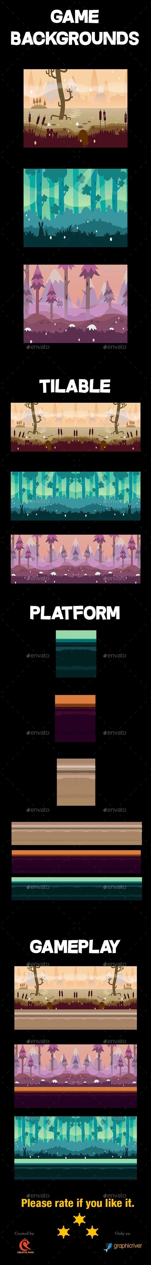Game Background - Backgrounds Game Assets