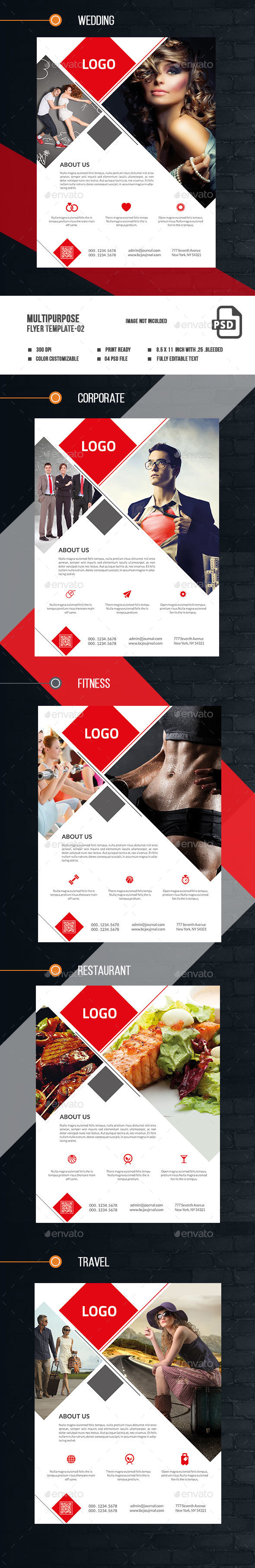 Multipurpose Flyer Template-02 - Corporate Flyers