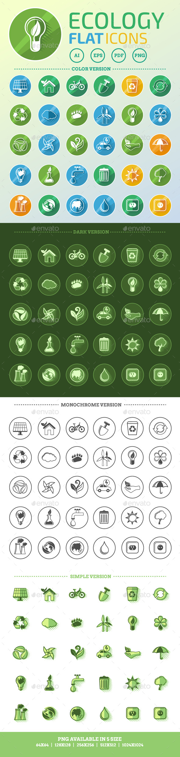Ecology Concept Icon Set - Miscellaneous Icons
