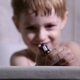 Little Boy Playing in the Bathroom, He Cleans the Teeth the Toy - VideoHive Item for Sale