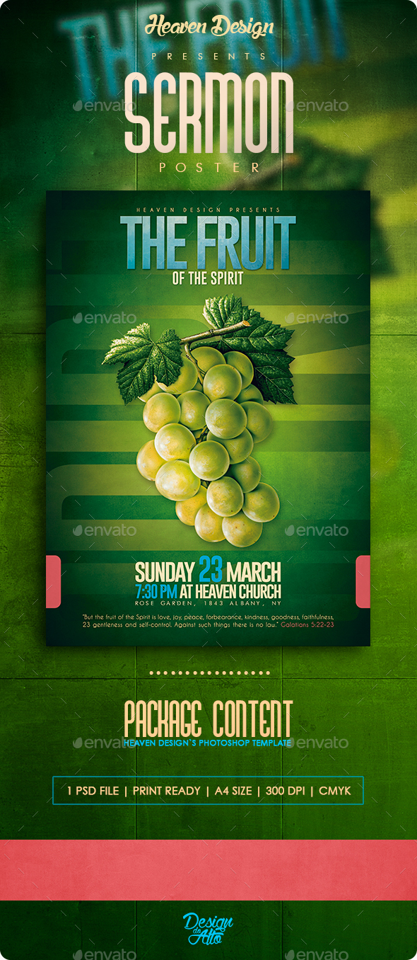 The Fruit of The Spirit | Poster - Events Flyers