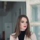 Boyfriend Coming To Girl And Touching Her Shoulders On The Balcony. Slowly - VideoHive Item for Sale