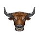 Bull Head Isolated Illustration by ulyankin | GraphicRiver