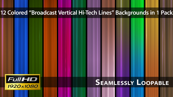 Broadcast Vertical Hi-Tech Lines - Pack 01 alt