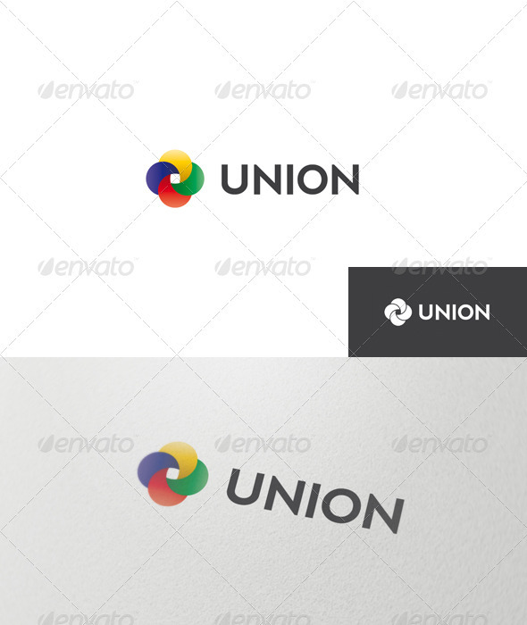 Abstract Union Logo - Abstract Logo Templates