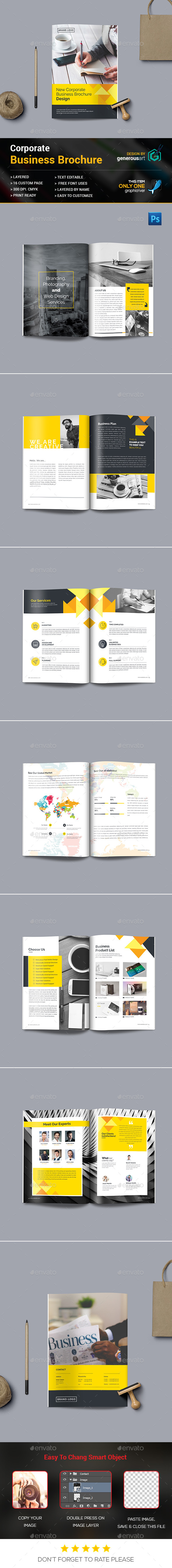 Business Brochure Template - Corporate Brochures